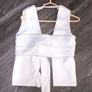 Assymetric White Top